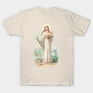 Saint Agnes, Virgin: For all the Saints Series T-Shirt